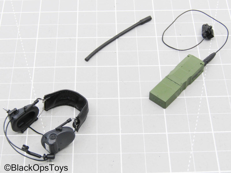 Load image into Gallery viewer, OD Green w/Black Headset &amp; Antenna (Easy &amp; Simple)
