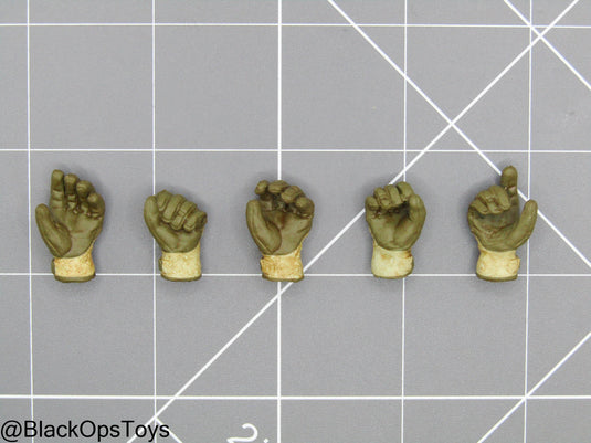 1/12 - SALVO Black Ops - Unknown Operator - Right Trigger Gloved Hand Set (x5)