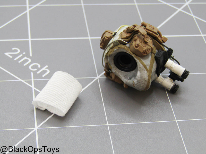 Load image into Gallery viewer, 1/12 - SALVO Black Ops - Unknown Operator - Helmeted Headsculpt w/NVG
