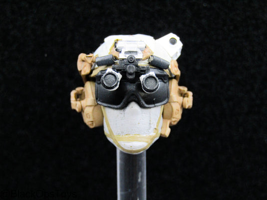 1/12 - SALVO Black Ops - Unknown Operator - Helmeted Headsculpt w/NVG