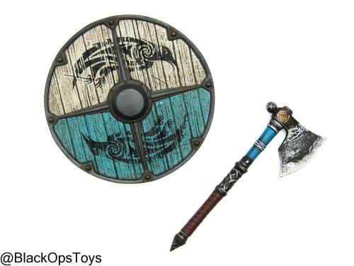 Assassin's Creed: Valhalla - Varin's Axe w/Raven Claw Shield