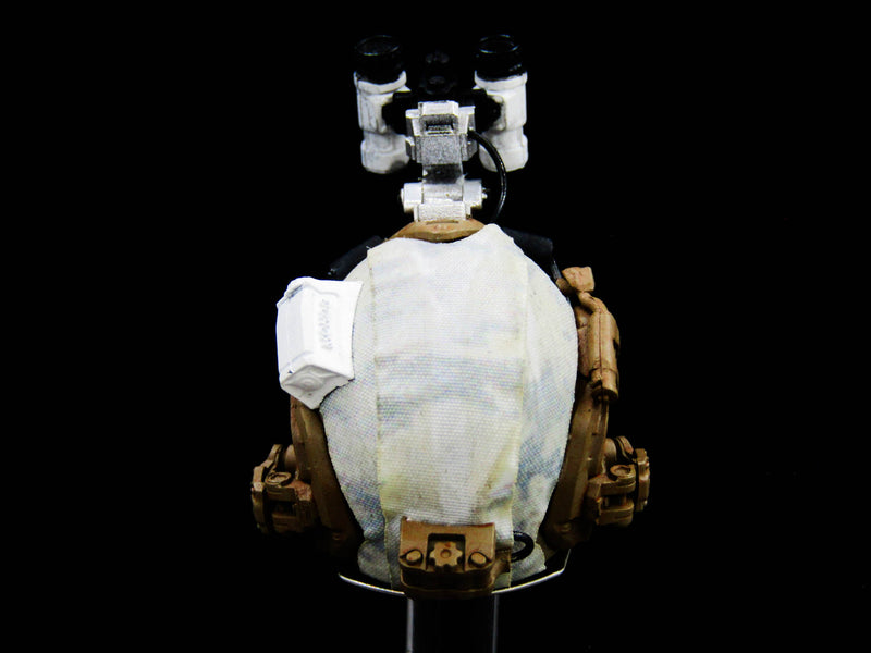 Load image into Gallery viewer, 1/12 - SALVO Black Ops - Unknown Operator - Helmeted Headsculpt w/NVG

