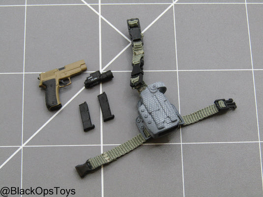 1/12 - SALVO Black Ops - Unknown Operator - Pistol w/Drop Leg Holster