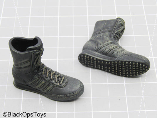 Black Tactical Boots (Peg Type) (Hot Toys)