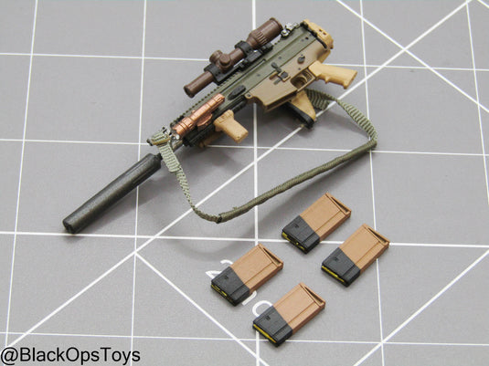 1/12 - SALVO Black Ops - Unknown Operator - SCAR-H Rifle w/Attachment Set