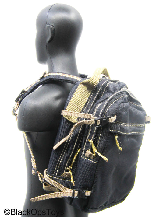 Black & Tan Tactical Backpack (Toy Soldier)