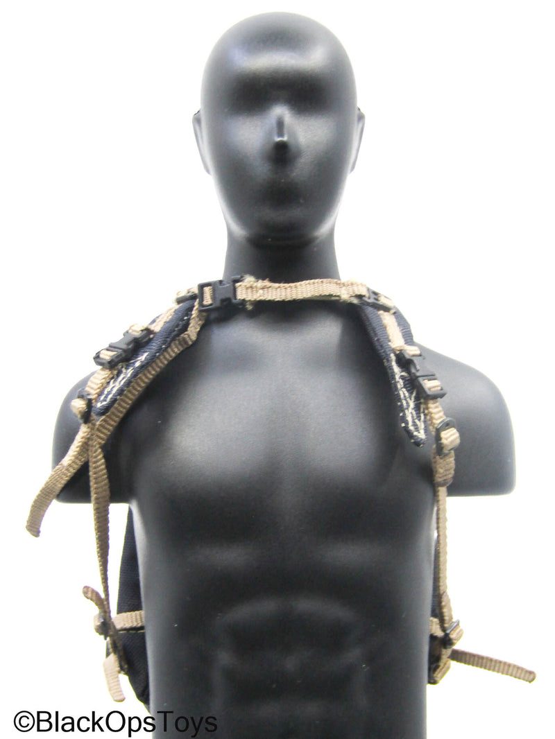 Load image into Gallery viewer, Black &amp; Tan Tactical Backpack (Toy Soldier)
