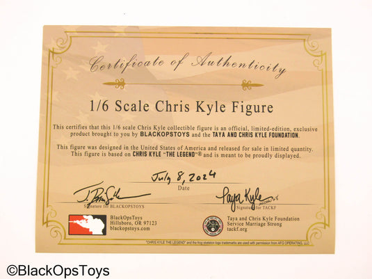 Chris Kyle Remastered DX - Male Base Body w/Head Sculpt & Card Set