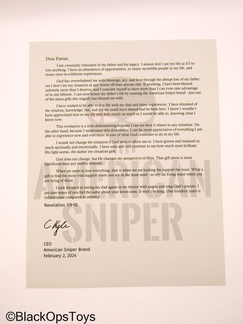 Load image into Gallery viewer, Chris Kyle Remastered DX - Male Base Body w/Head Sculpt &amp; Card Set
