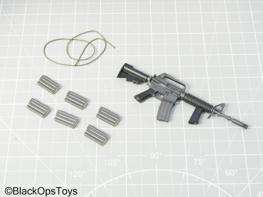 Vietnam MACV-SOG Recon Team Leader - CAR-15 w/Modified Foregrip, & Mag Set