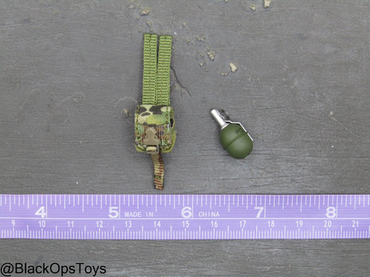 FSB Spetsnaz Alpha - Multicam MOLLE Grenade Pouch w/Grenade