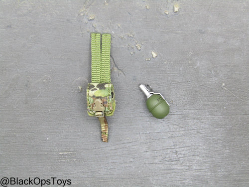 FSB Spetsnaz Alpha - Multicam MOLLE Grenade Pouch w/Grenade