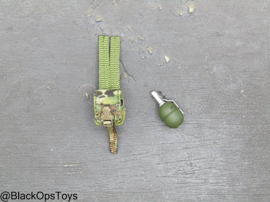 FSB Spetsnaz Alpha - Multicam MOLLE Grenade Pouch w/Grenade