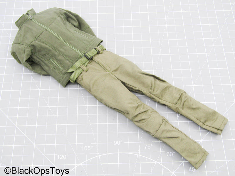 Load image into Gallery viewer, OD Green Jacket w/Olive Green Combat Pants
