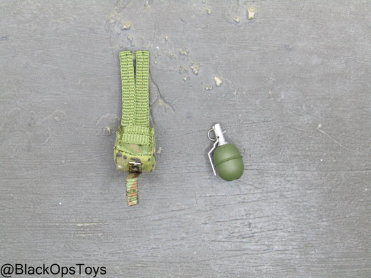 FSB Spetsnaz Alpha - Multicam MOLLE Grenade Pouch w/Grenade