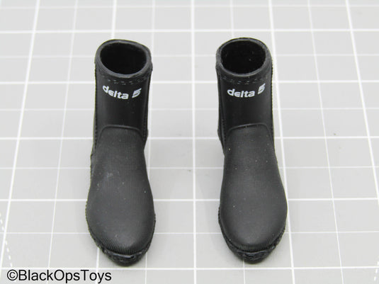 Black Dive Boots (Peg Type) (DAM Toys)