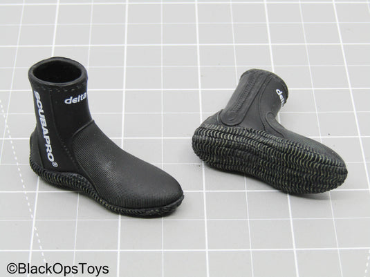 Black Dive Boots (Peg Type) (DAM Toys)