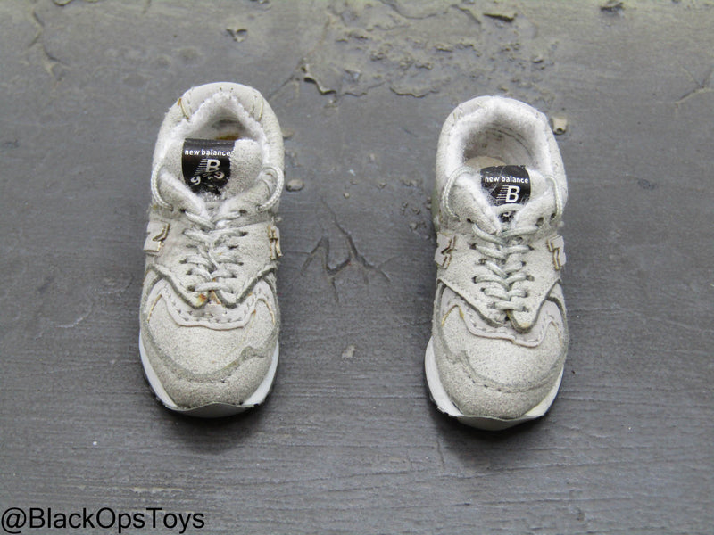 Load image into Gallery viewer, Grey Sneaker Shoes (Foot Type)
