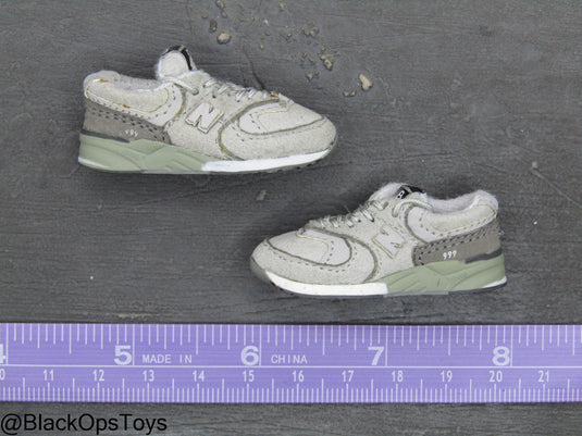 Grey Sneaker Shoes (Foot Type)
