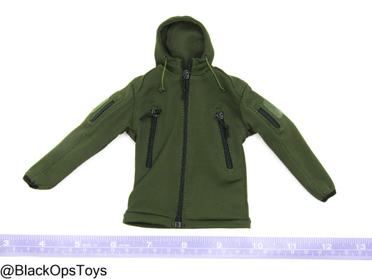 Dark Green Jacket w/Skull Logo