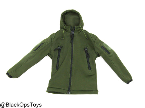 Dark Green Jacket w/Skull Logo