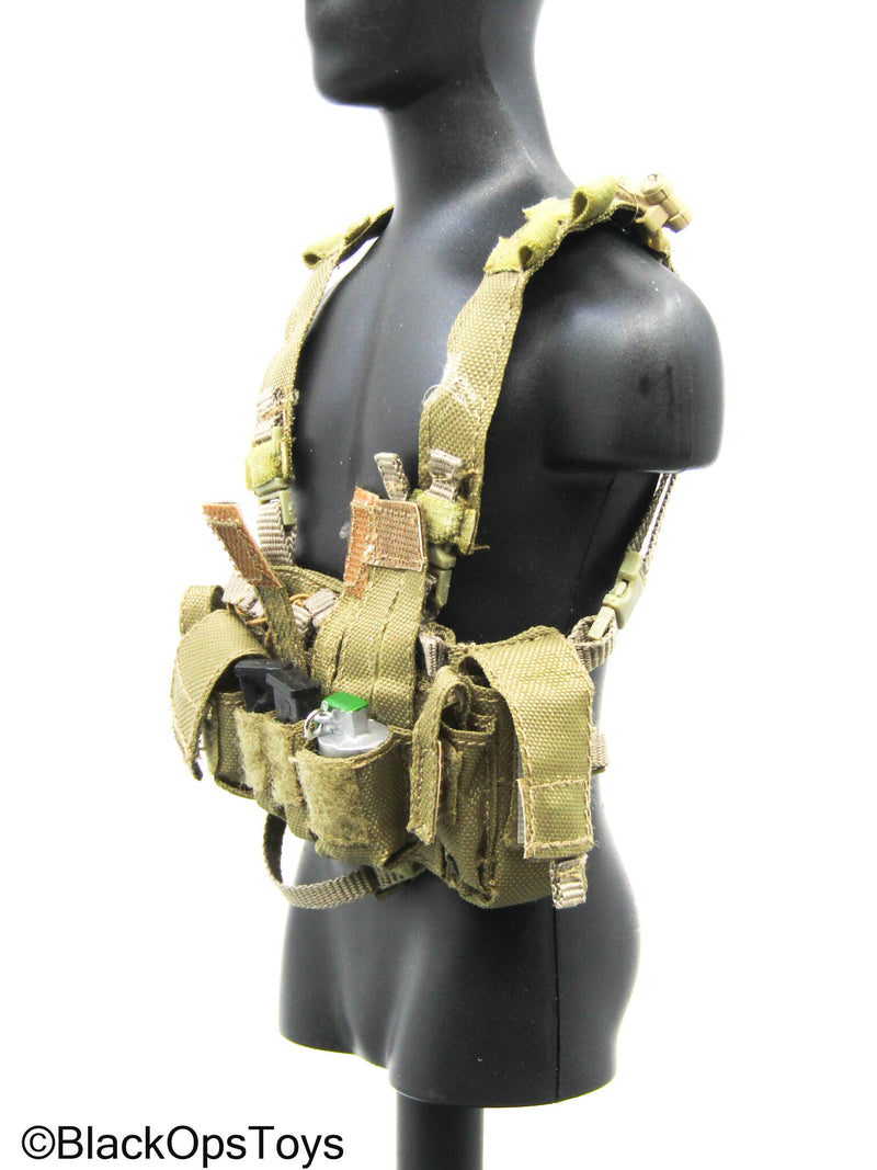 Load image into Gallery viewer, Olive Green PJ Chest Rig w/Accessories(Soldier Story)
