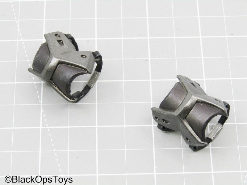 Load image into Gallery viewer, Grey Knee Pads (Three Zero)
