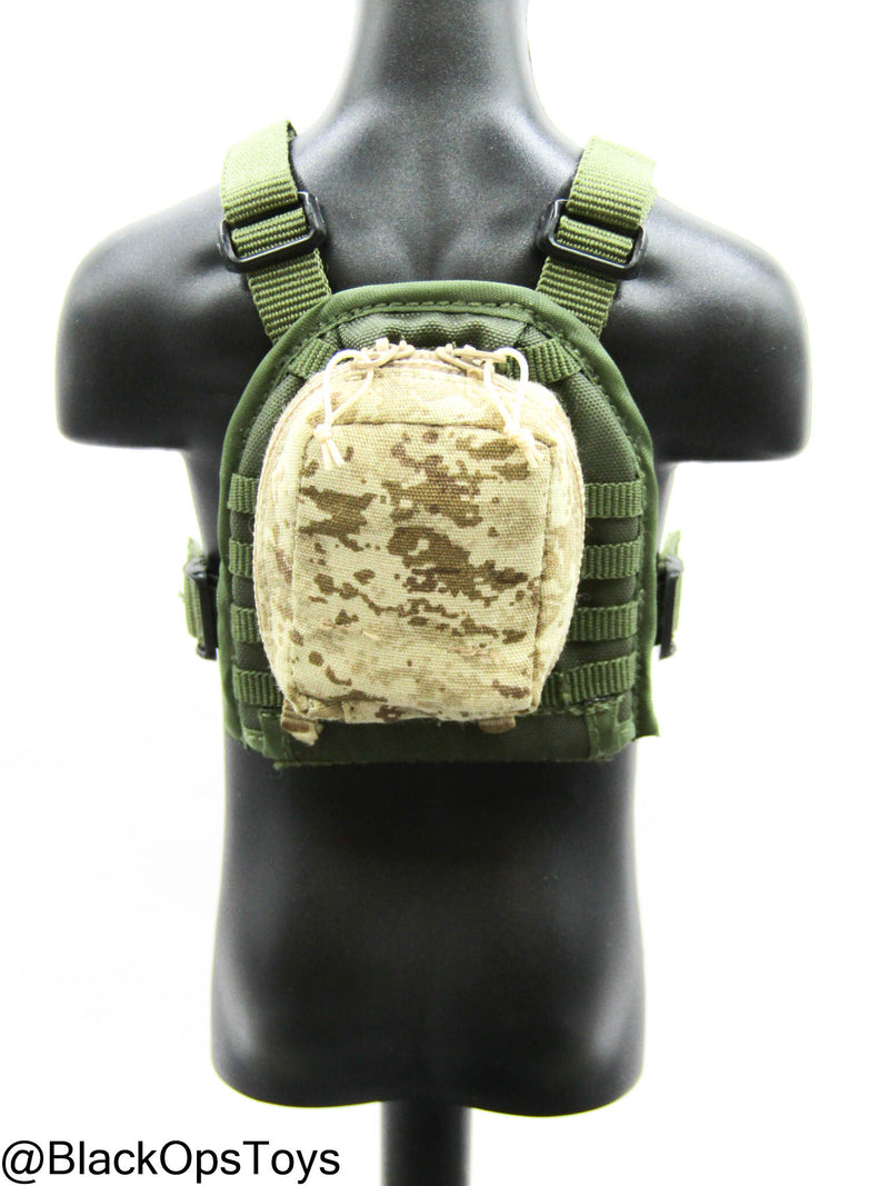 Load image into Gallery viewer, OD Green MOLLE Plate Carrier w/Stick Mag Pouch
