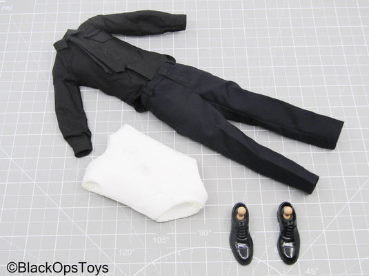 John Wick - Black Dress Clothes w/Body Padding & Shoes (Peg Type)