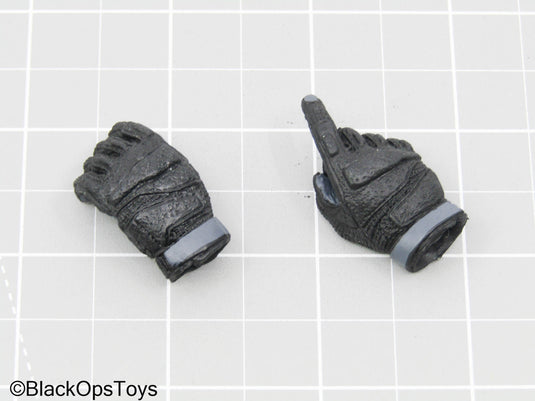 Black Gloved Hands