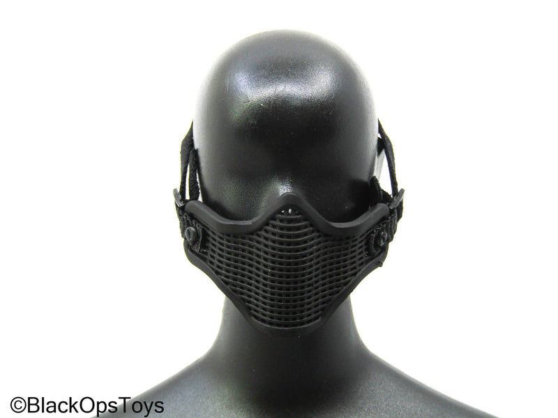 Load image into Gallery viewer, Black Mesh Mask (Easy &amp; Simple)
