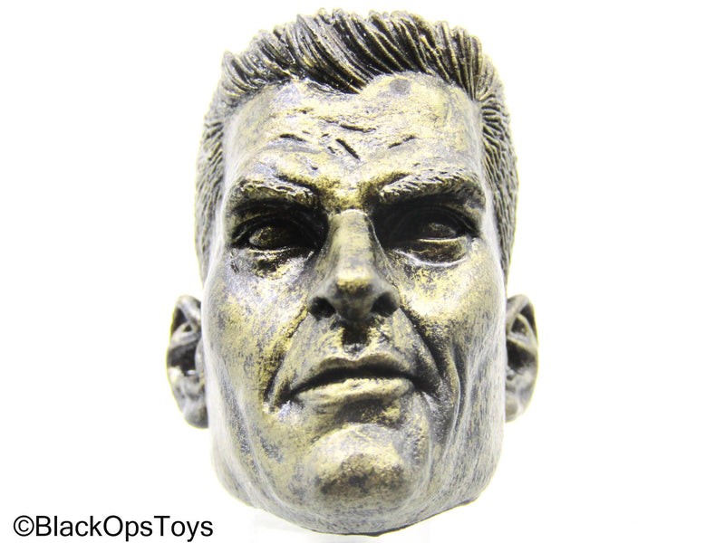 Load image into Gallery viewer, Weathered Metallic Male Headsculpt
