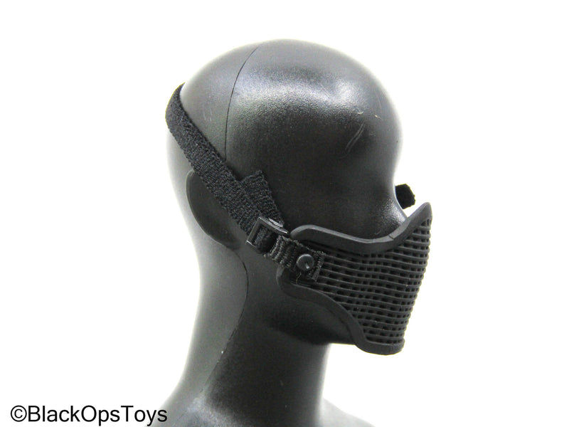 Load image into Gallery viewer, Black Mesh Mask (Easy &amp; Simple)
