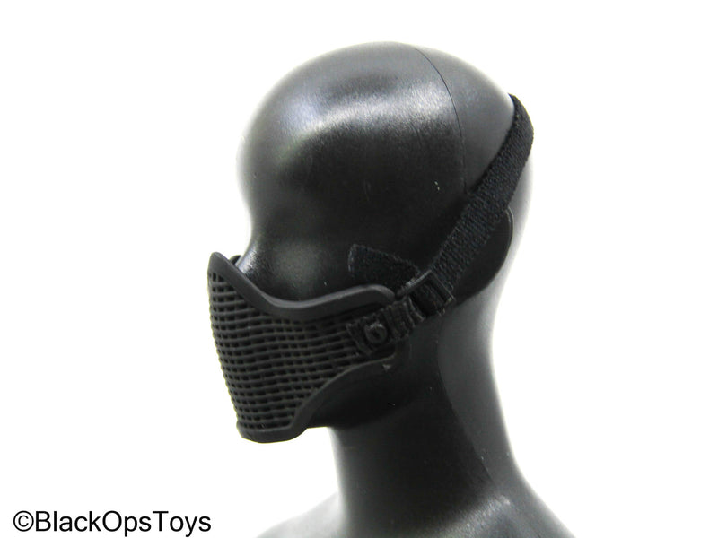 Load image into Gallery viewer, Black Mesh Mask (Easy &amp; Simple)
