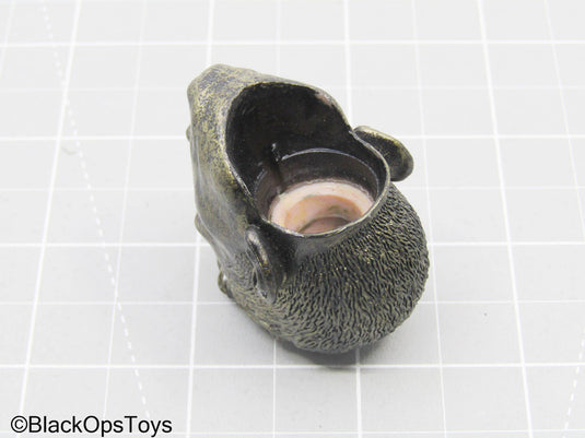Weathered Metallic Male Headsculpt