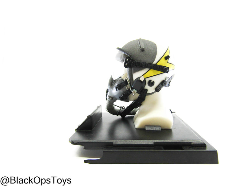 Load image into Gallery viewer, VF-31 HGU-55/P &quot;MIG Hunter&quot; Flight Helmet w/Platform (CRACKED)
