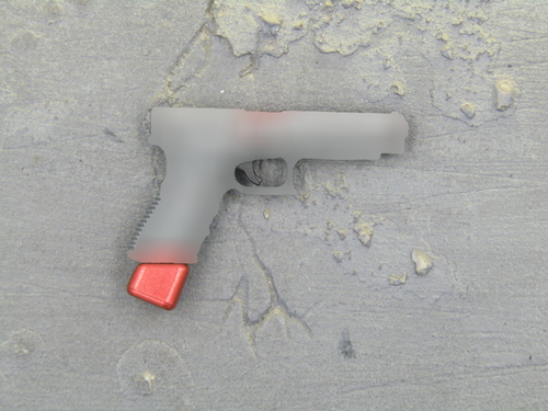 PISTOL - Grey & Red Pistol