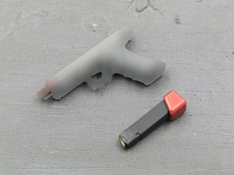 Load image into Gallery viewer, PISTOL - Grey &amp; Red Pistol
