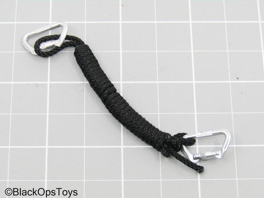 Black Rope w/Carabiner Set