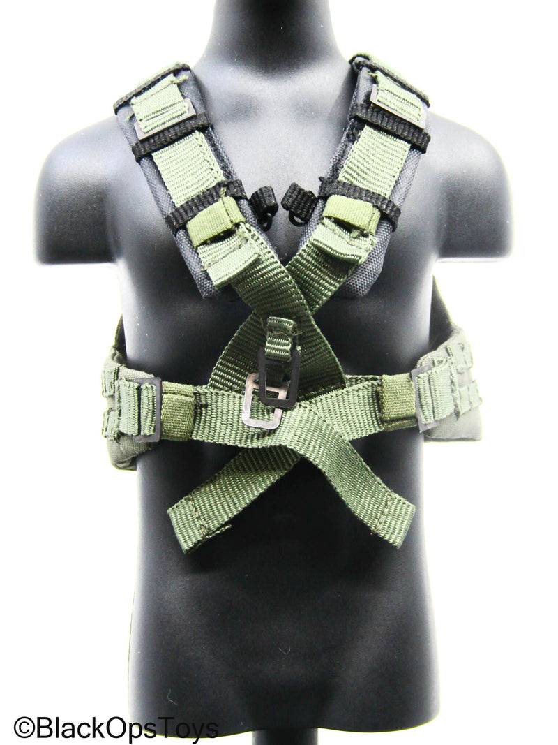 Load image into Gallery viewer, OD Green Vant VM Ballistic Shield w/Lighting System &amp; Chest Rig
