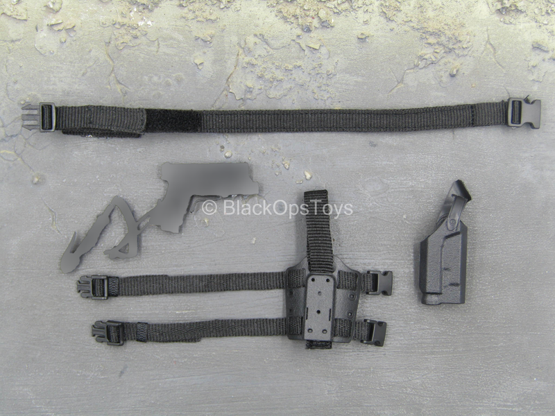 Load image into Gallery viewer, Tony Stark SHIELD Disguise - 9mm Pistol w/Drop Leg Holster &amp; Belt

