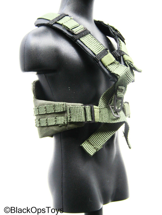 OD Green Vant VM Ballistic Shield w/Lighting System & Chest Rig