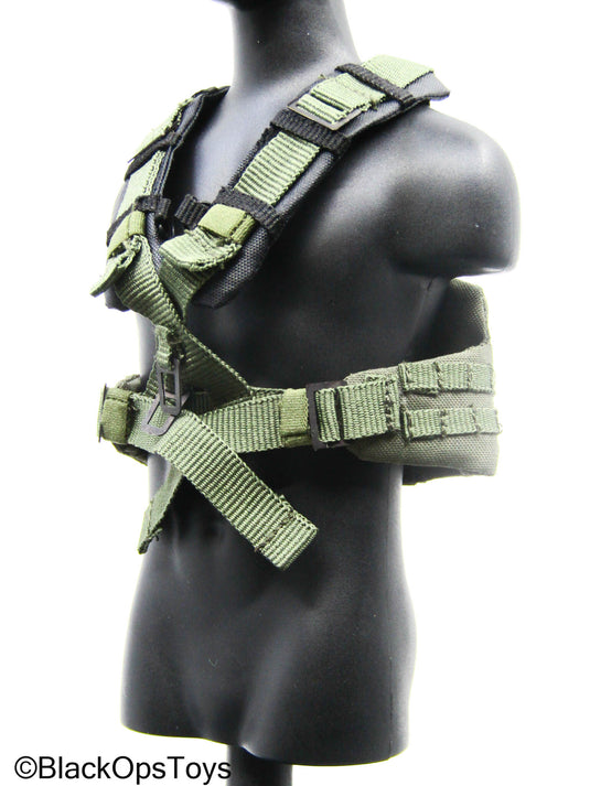 OD Green Vant VM Ballistic Shield w/Lighting System & Chest Rig