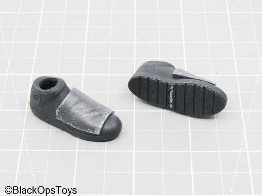 Bam 1/6 Black Shoes (Peg Type) (Hot Toys)