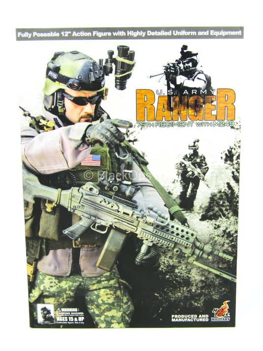 US Army Ranger 75th Regiment w/M249 SAW - MINT IN BOX
