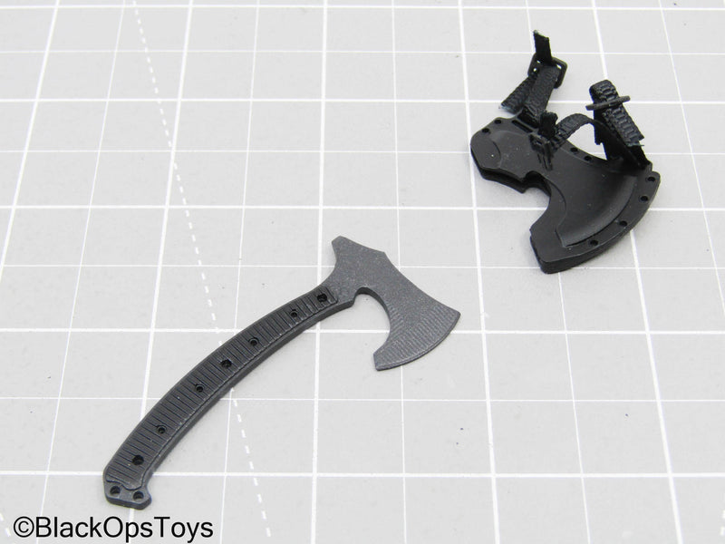 Load image into Gallery viewer, Black Battle Axe w/Holster
