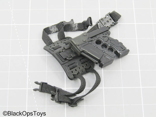 Black Modified Pistol w/ Left-Handed Drop Leg Holster (Hot Toys)