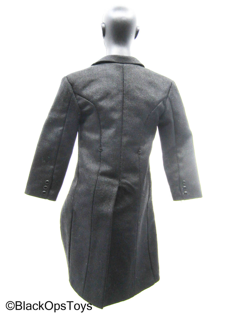 Load image into Gallery viewer, Black Tuxedo Tailcoat Jacket
