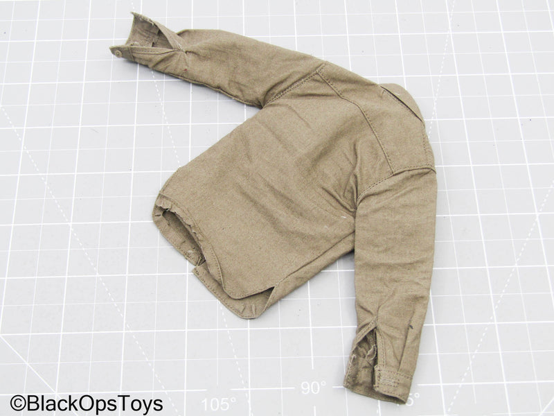 Load image into Gallery viewer, Brown Button Up Long Sleeve Shirt
