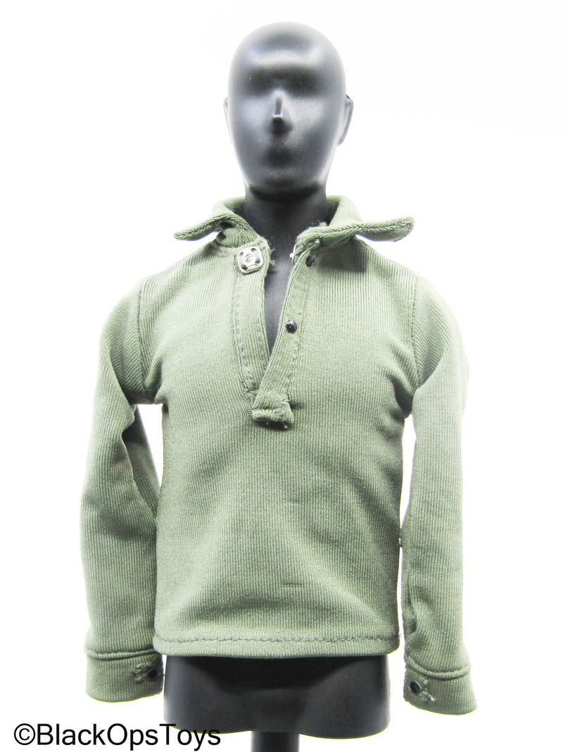 Load image into Gallery viewer, OD Green Pullover Long Sleeve Shirt (READ DESC)
